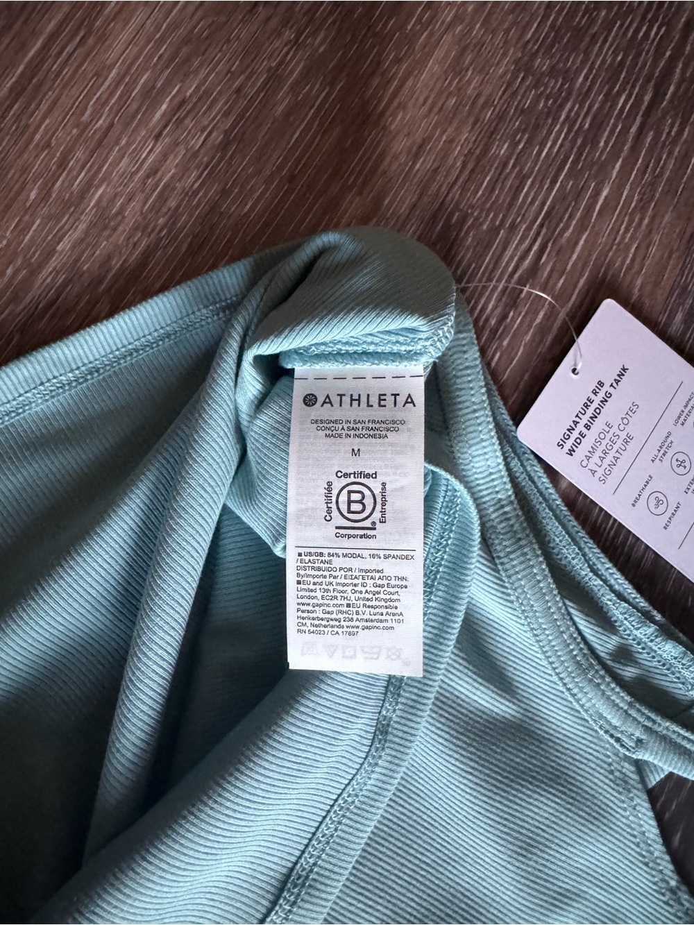 Athleta Ribbed wide binding tank - Picture 6 of 6